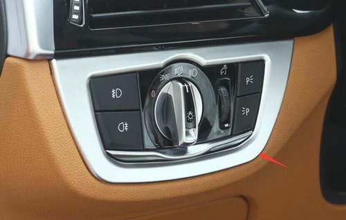 Fit For BMW 5 Series G30 2018-2022 ABS Silver Function Control Button Frame Trim - Picture 3 of 8