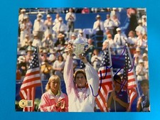 Monica Seles HOF Tennis Signed Auto 8x10 PHOTO Beckett BAS Authentication