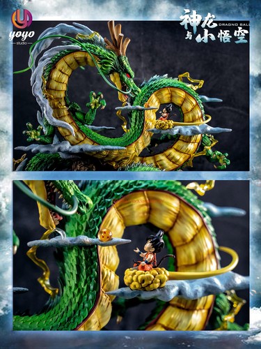 Estatua modelo de resina de estudio YOYO Dragon Ball Shenron Goku en stock - Imagen 6 de 8