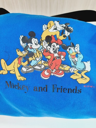 Disney Mickey & Friends Blue 18 Inch Duffle Bag With Sholder Strap Bookbag - Picture 2 of 10