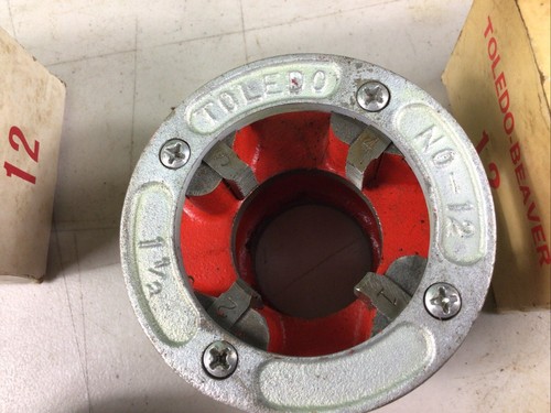 Toledo Nº12 1-1/2" Troquel Cabezal Con Troqueles - NUEVO STOCK ANTIGUO - Imagen 6 de 13