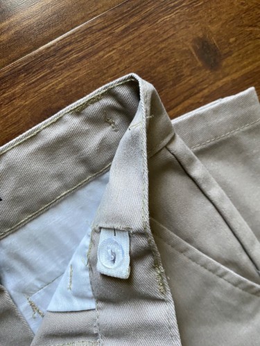 Eddie Bauer School Pants Straight Legs Beige Size 7 - Picture 6 of 6
