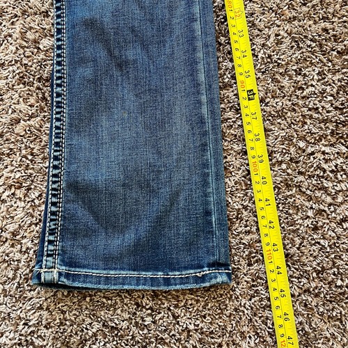BKE Jeans Men's 29x36 Aiden Bootleg Blue Buckle Stretch Denim Pants Stack Boot - Picture 3 of 12
