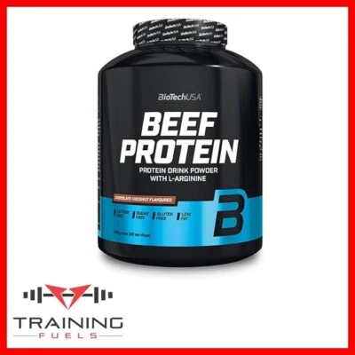 Biotech USA Beef Protein Milk Free Lactose & Gluten Free Added Glutamine