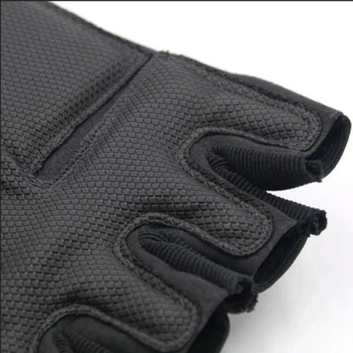 Tactical Hard Knuckle Half finger Gloves Men's Combat Hunting Shooting Paintball - Picture 6 of 12