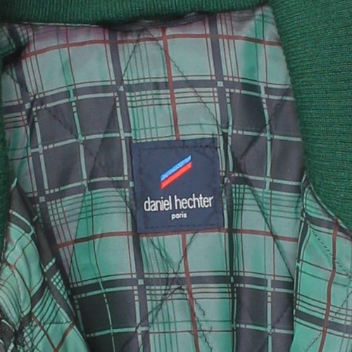 Chaqueta Daniel Hechter Para Hombre | Estilo Bombardero Lana Cachemira Cremallera Completa Acolchada De Colección - Imagen 3 de 6