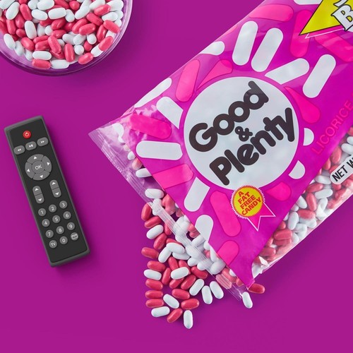 Hershey 5 lb Good N Plenty Pink & White Licorice Valentine Candy Sealed Bulk Bag - Picture 8 of 9