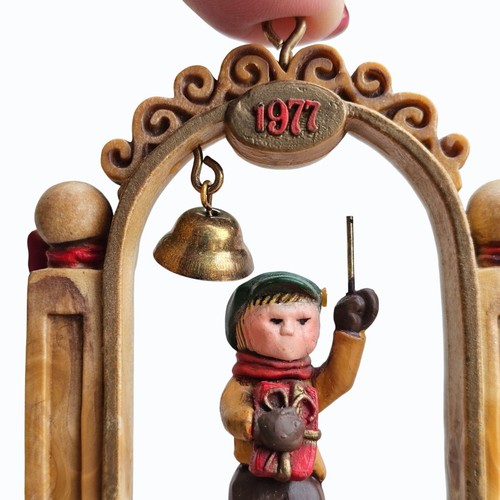 Vintage Hallmark Twirl About Christmas Tree Ornament Bell 1977 No Box - Picture 5 of 10