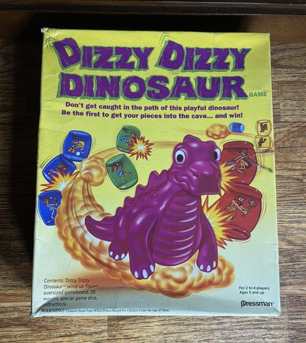 Vintage Dizzy Dinosaur Brettspiel Anleitung fehlt 1993 Pressman - Bild 1 von 9