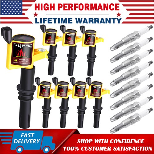 Paquete de 8 bobinas de encendido DG511 y 8 bujías para Ford F150 Lincoln Mercury DG511 - Imagen 1 de 20