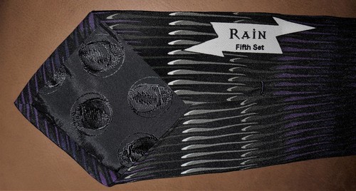 Greatful Dead 100% Silk Men's Neck Tie RAIN 5TH Set 1996 - Picture 3 of 5