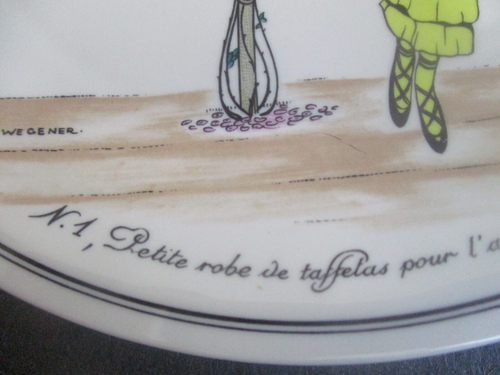 Set 6 Villeroy & Boch 8" Mittagessen/Salatteller #1-#6 Design 1900 Deko neuwertig - Bild 3 von 21