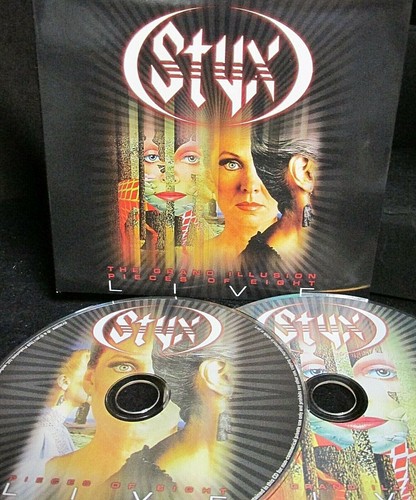 Styx, NEW 2 CD Grand Illusion/Pieces of Eight LIVE 18 Best of Tracks Greatest - Bild 2 von 9