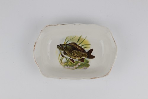 Juego de platos vintage marca KOROSTEN porcelana serie pescado (6 piezas) - Imagen 6 de 7
