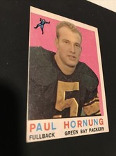 Paul Hornung 1959 Topps #82