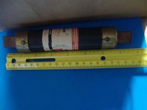 ECON FPE- 80AMP 600VOLT DUAL ELEMENT FUSE EQUAL TO FRS-80 - Picture 2 of 2