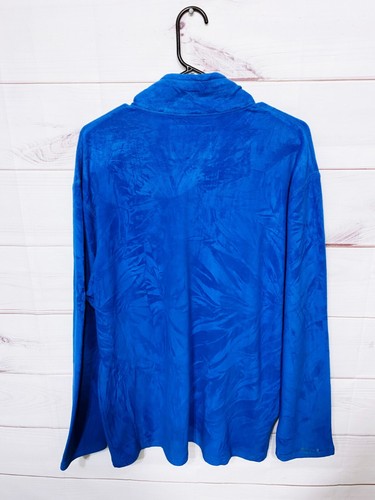 Boy Scouts Of America Adult Fleece 1/4 Zip Pullover Size L Blue Long Sleeve - Picture 7 of 10