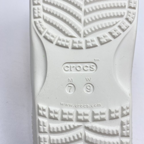 CROCS WOMEN’S SIZE 9 CLASSIC ORANGE SORBET GLITTER SANDAL RELAXED FIT 207309 - Picture 4 of 9