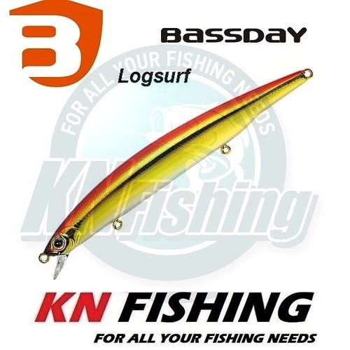 BASSDAY LOG SURF 124F 144F Señuelos Duros Flotantes Giratorios Japón 124-144mm 16g-23gr - Imagen 12 de 13