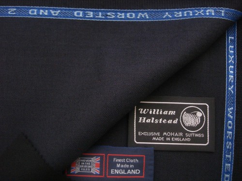 TELA DE TRAJE 60% 2 CAPAS MOHAIR Y 40% LANA = 370 g/m. = HECHO EN INGLATERRA = 3,5 m. - Imagen 7 de 11