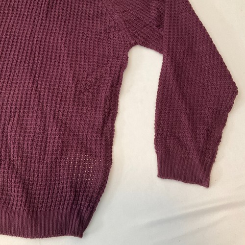 Brave Soul London Long Sleeve Jumper Sweater Mens Size M Red Knit Pullover - Picture 9 of 19