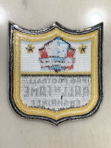 2022 Salón de la Fama del Fútbol Profesional Consagrado Haggar Oro NFL Parche Coser Bordado  - Imagen 2 de 3