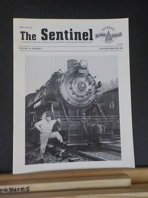 The Sentinel B&O HS 1992 Januar Februar Caboose Line alte Hauptstreckenbahn Güter