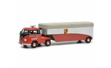 VW T1 Continental Motors - rot/schwarz (20010) - 1:64 - Schuco (452001000)