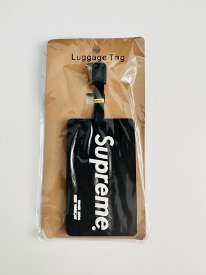 Supreme Black Box Logo Card Holder Travel Trip ID Case Bag Luggage