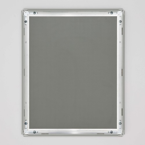 Snap Poster Rahmen 0,79" Aluminium einfache Frontbeladung Wandmontage 16x20 silber - Bild 6 von 16