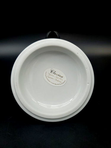 Limoges Caroline Hand Painted Italy Covered Dish W Finial Cream White & Gold (2) - Picture 5 of 16