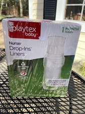 Playtex Nurser Drop-Ins Liners 8-10 oz. 150 Pre-Sterilized Disposable Liners NEW