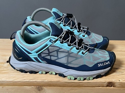 Salewa WS Multi Track Trail Hiking Shoes Womens Size 7 Blue Athletic Sneakers - Picture 4 of 11