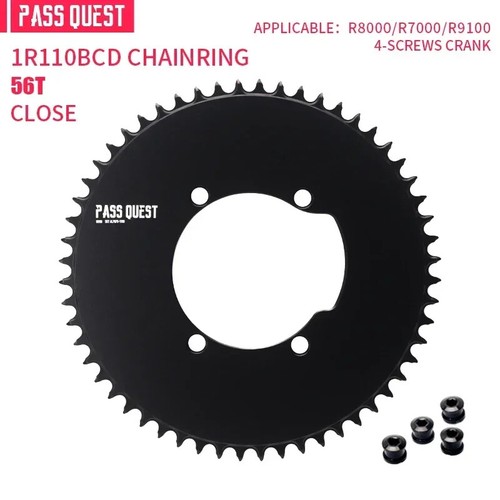 110 BCD Chainring 54T 54T Road Bike Chainwheel for Single Speed Chain Ring - Picture 10 of 34