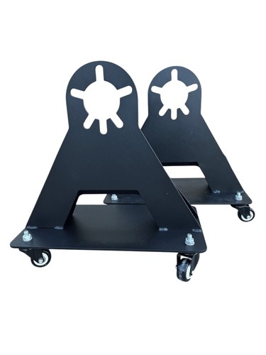Majdtech 2 x Car Hub Jack Stands, Mobile Wheel Jack Stands, Heavy Duty Axle - Picture 15 of 15