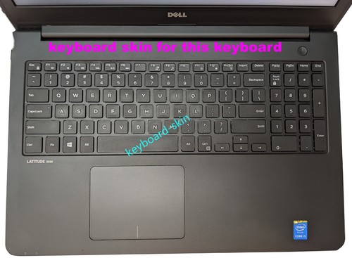 Keyboard Skin Cover for Dell Inspiron 15-3000 3553 3555 3558 3559 3565 3567 3878 - Picture 10 of 11