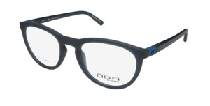 OGA 8204O EYEWEAR BB021 FULL-RIM UNISEX OVAL FRANCE BLUE 51-20-140 PLASTIC