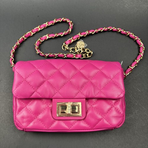 Borsa cintura Giuliana Rancic Collection Diamond in pelle trapuntata rosa caldo