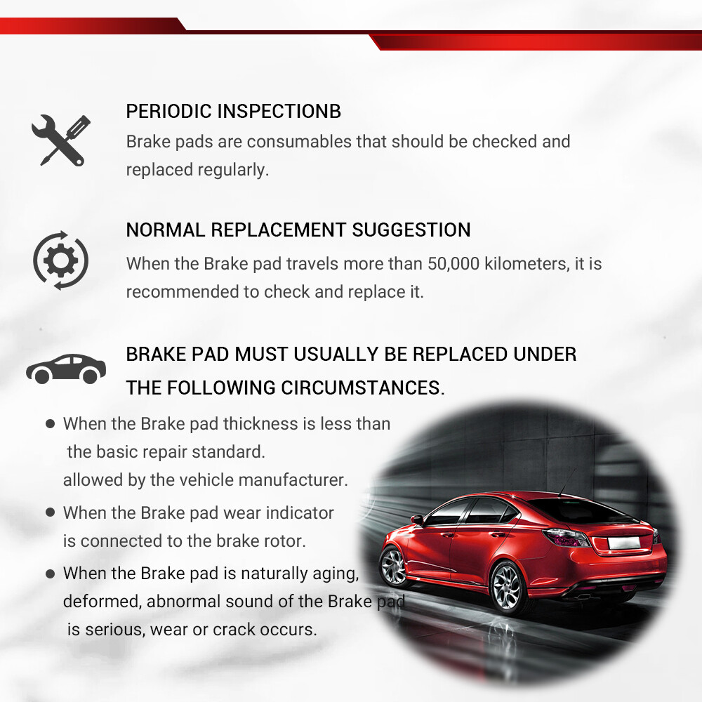 Front and Rear Ceramic Brake Pads for 2001 2002 2003 Ford Explorer Sport 4.0L V6