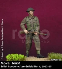 RADO MINIATURES RDM35022 WORLD WAR II MOVE, JERRY!  BRITISH TROOPER