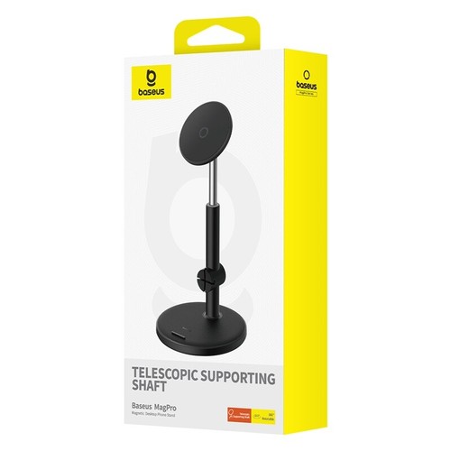 Baseus MagPro Magnetic Phone Stand 360° Rotation Telescopic Shaft Tablet Compati - Picture 14 of 16
