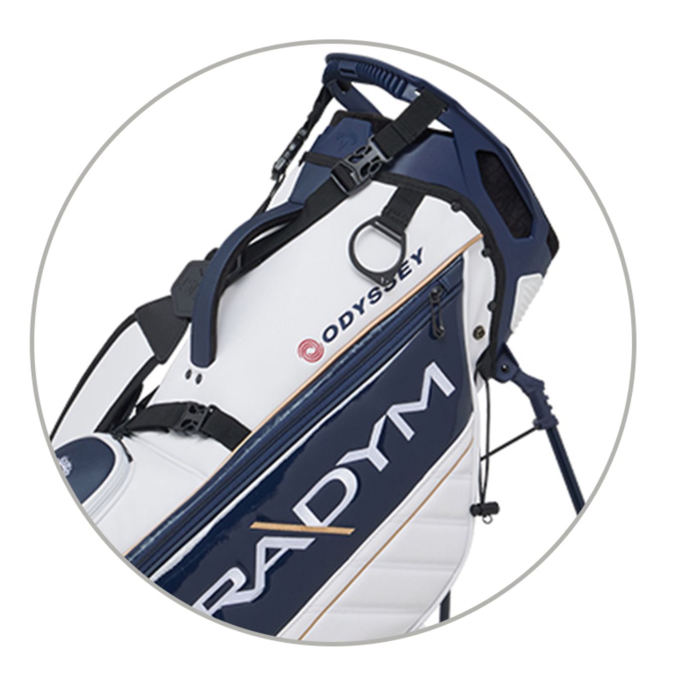 Callaway 2023 Paradym Staff Stand Bag Men's Golf 9.5" 4Way PU 12lb Ups