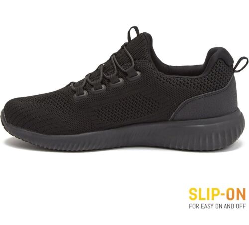Avia Anchor SR Mesh Slip On Black Non Slip Shoes for Women, Comfortable Water Re - Picture 3 of 5