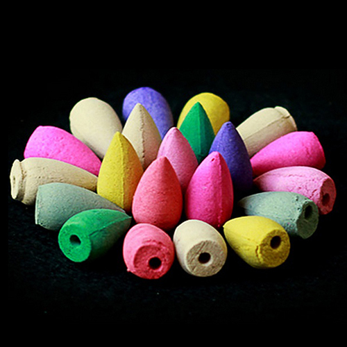 50PCS-KAWAII-REFLUX-TOWER-INCENSE-TEA-SMOKE-BACKFLOW-AROMATHERAPY-CONES