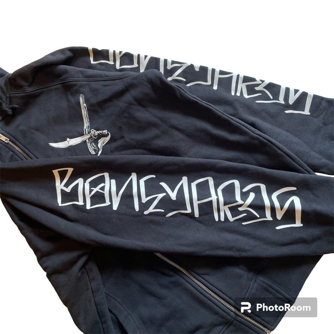 stussy NEIGHBORHOOD collaboration hoodie BONEYARDS L size