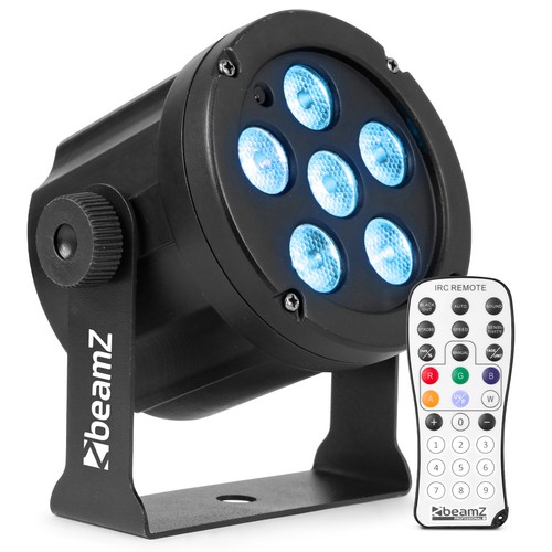 4x Beamz Slimpar 30 LED Parcan Wash & Stage Party Light for DJ's + IR Remote - Picture 3 of 7