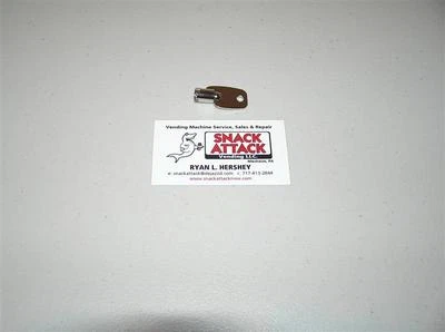 VENDSTAR 3000 BACK DOOR TUBULAR KEY #0190 - New / Free Ship!