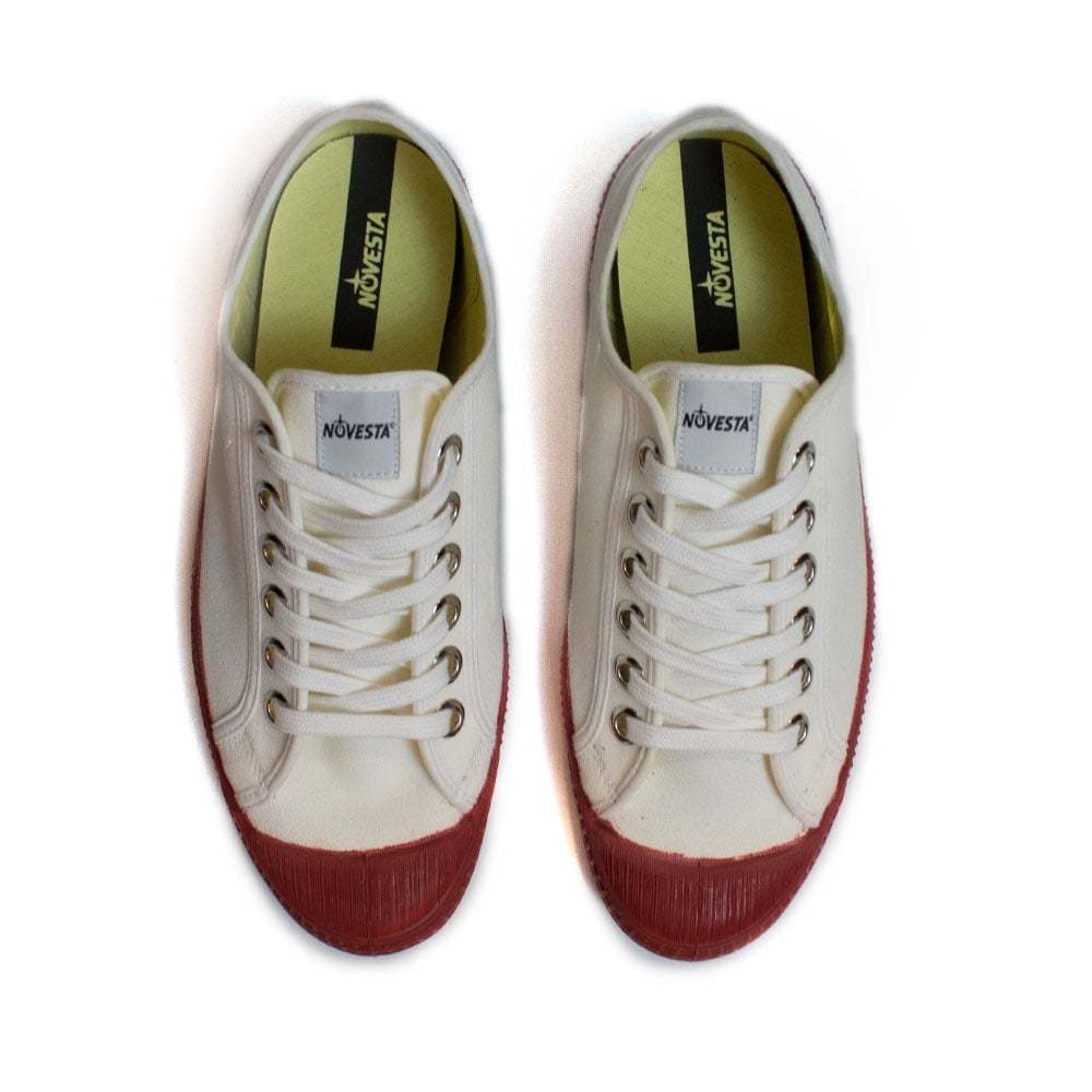 Novesta Star Star Star Master suola di colore Bianco/Rosso 98c091 Novesta Star Star Star Master suola di colore Bianco/Rosso 98c091