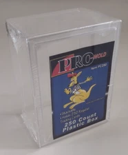 Pro MOLD 250ct Plastic Card Box Stackable NIP Small Figures Models USA
