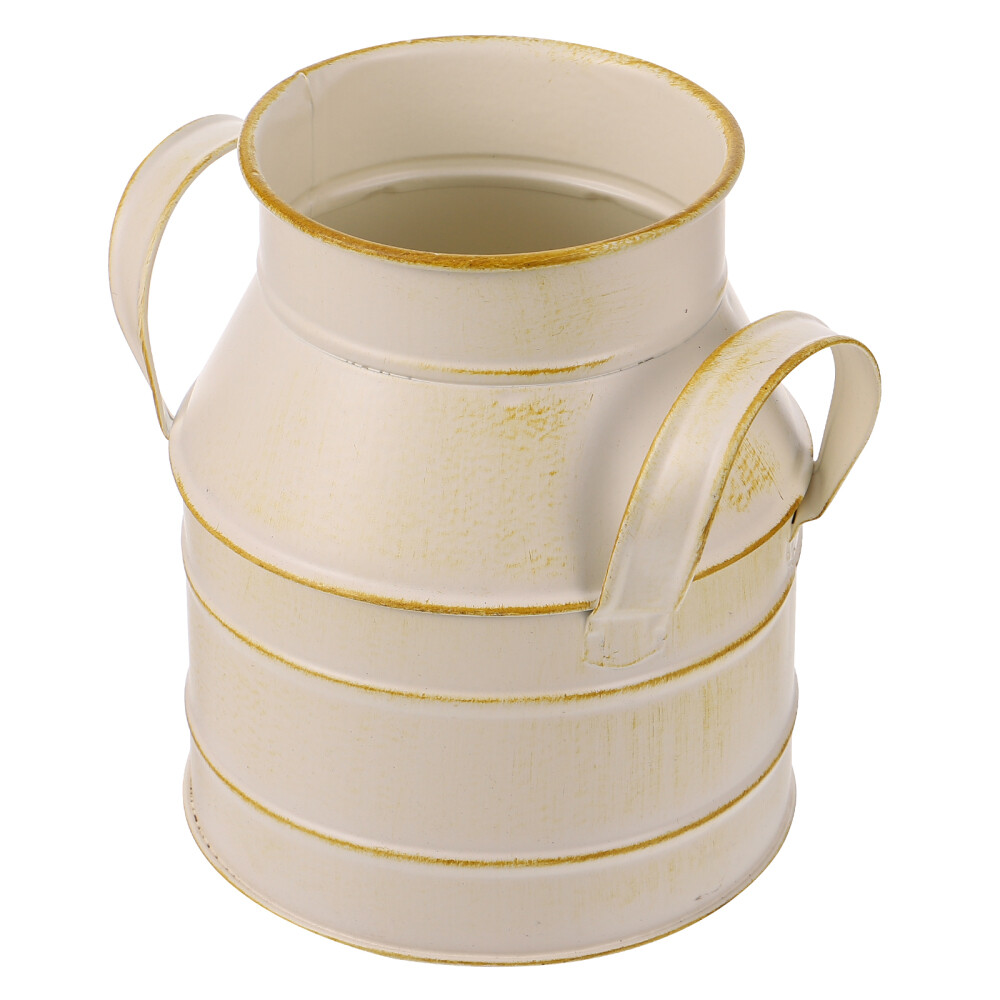 Vases Decorative Wrought Iron Amphora Flower Bucket Pots for Plants Toddler-image